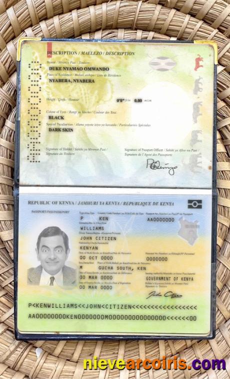 Kenya passport (2017-present) photolook